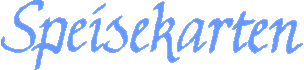 Speisekarten