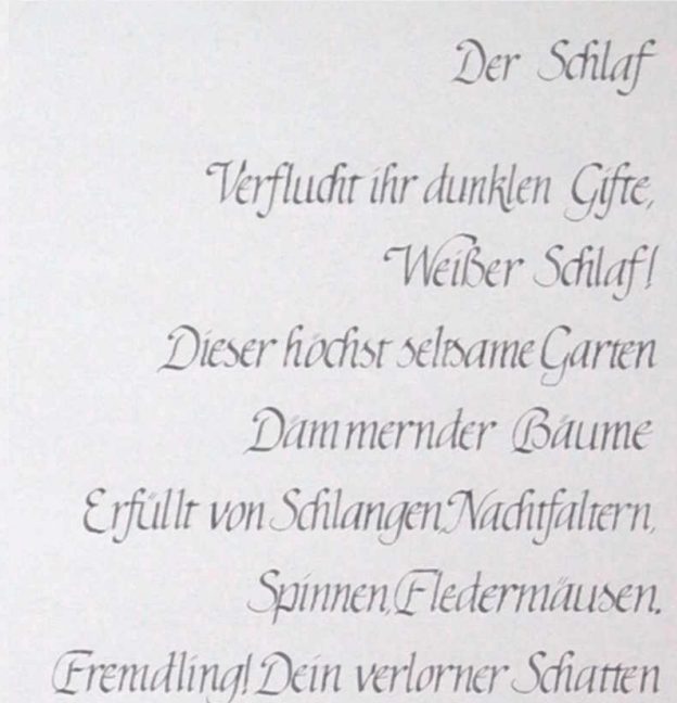 Der Schlaf, Detail