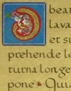 Kalligraphie "O beatissime lector"