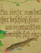 Kalligraphie "Der Hecht"