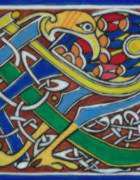 Kalligraphie aus dem Book of Kells