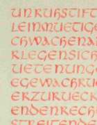 Kalligraphie "Unruhestifter"