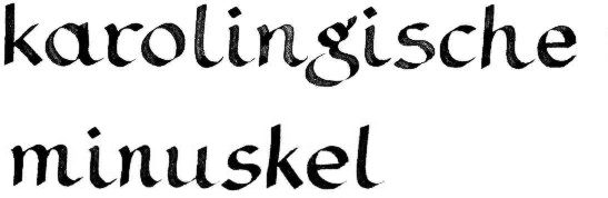 Karolingische Minuskel